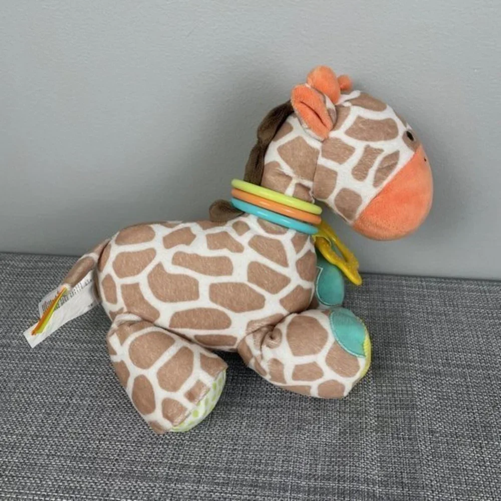 Carter's 2016 Giraffe Rattle Plush Lovey Stuffed Animal Baby Toy‎